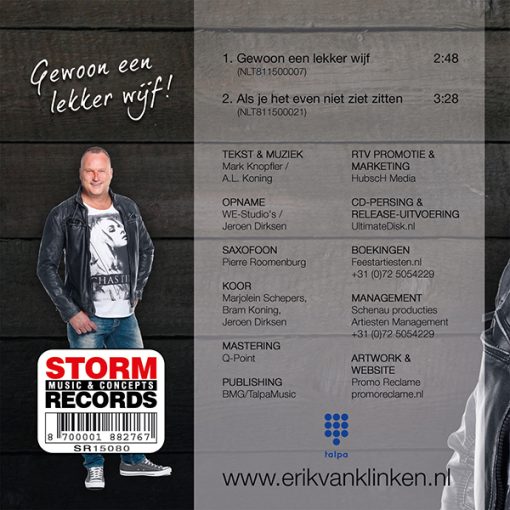Erik van Klinken - Gewoon een lekker wijf - Afbeelding 2