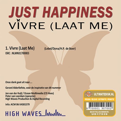 Just Happiness - Vivre (Laat me)(Back)