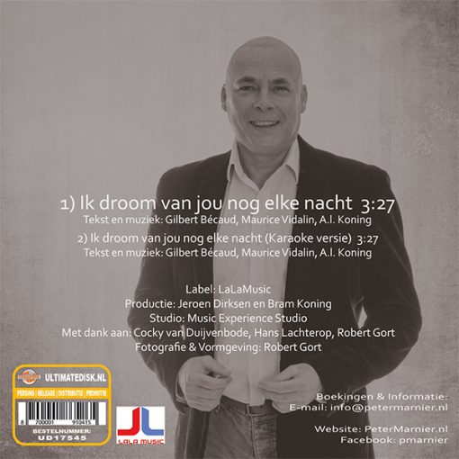 Peter Marnier - Ik droom van jou nog elke nacht - Afbeelding 2