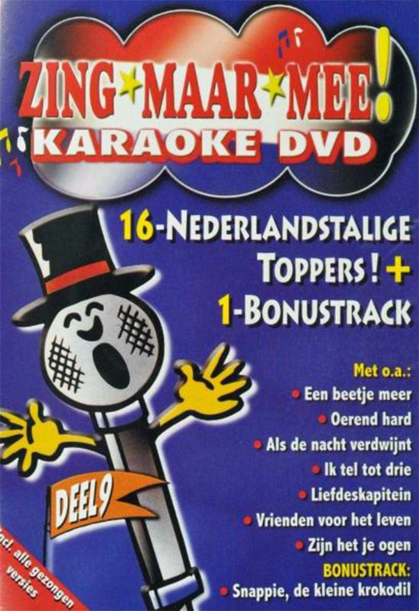 Trunk bibliotheek Lelie speelplaats Zing maar mee - Karaoke DVD - Deel 9