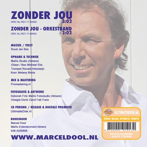 Marcel Dool - Zonder jou (Back)