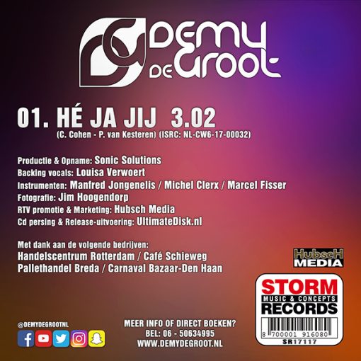 Demy de Groot - Hé Ja Jij (Back)