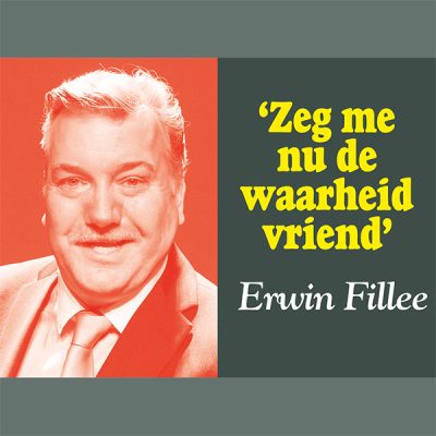 Erwin Fillee - Zeg me nu de waarheid vriend (Front)
