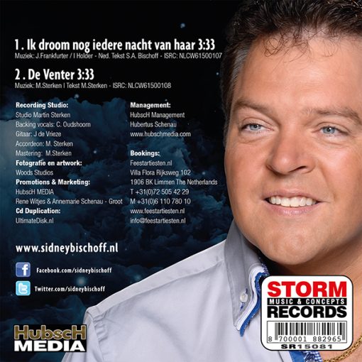 Sidney Bischoff - Ik droom nog iedere nacht van haar - Afbeelding 2