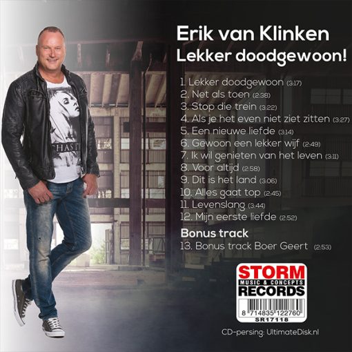 Erik van Klinken - Lekker doodgewoon (Back)