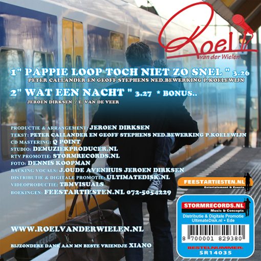 Roel van der Wielen - Pappie loop toch niet zo snel (Back)