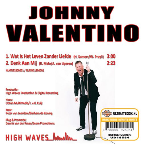 Johnny Valentino - Wat is het leven zonder liefde (Back)