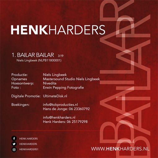 Henk Harders - Bailar Bailar (Back)