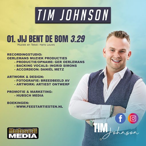 Tim Johnson - Jij bent de bom (Back)