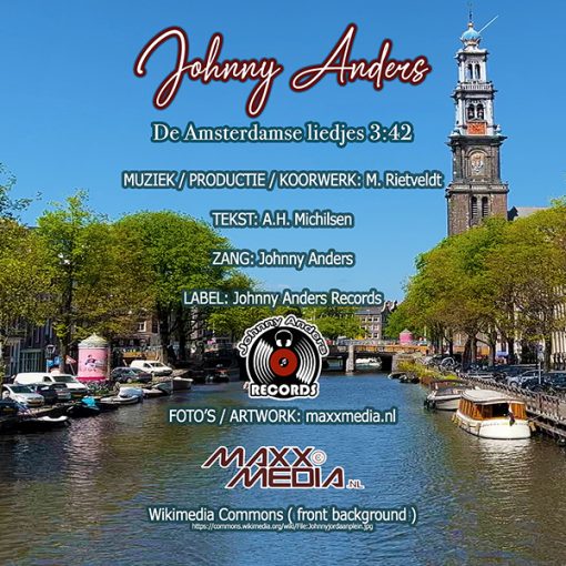 Johnny Anders - De Amsterdamse liedjes (Back)