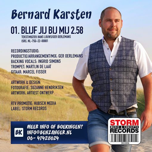 Bernard Karsten - Blijf jij bij mij - Afbeelding 2
