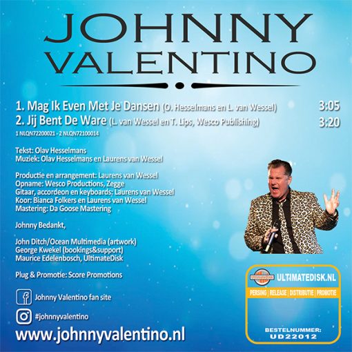 Johnny Valentino - Mag ik even met je dansen (Back)