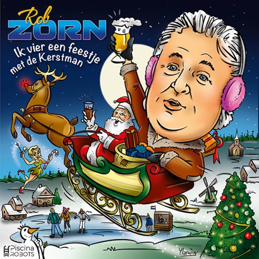 Rob Zorn - Ik vier een feestje met de Kerstman (Front)