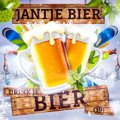 Jantje Bier - Drink je bier op (Front)