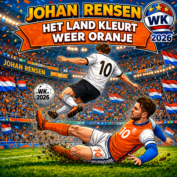 Johan Rensen - Het land kleurt weer oranje (Front)
